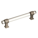 Amerock BP36655CG10 clear/satin nickel cabinet pull