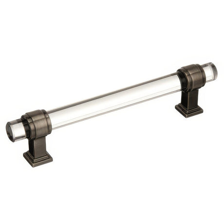 Amerock BP36655CGM clear/gunmetal cabinet pull