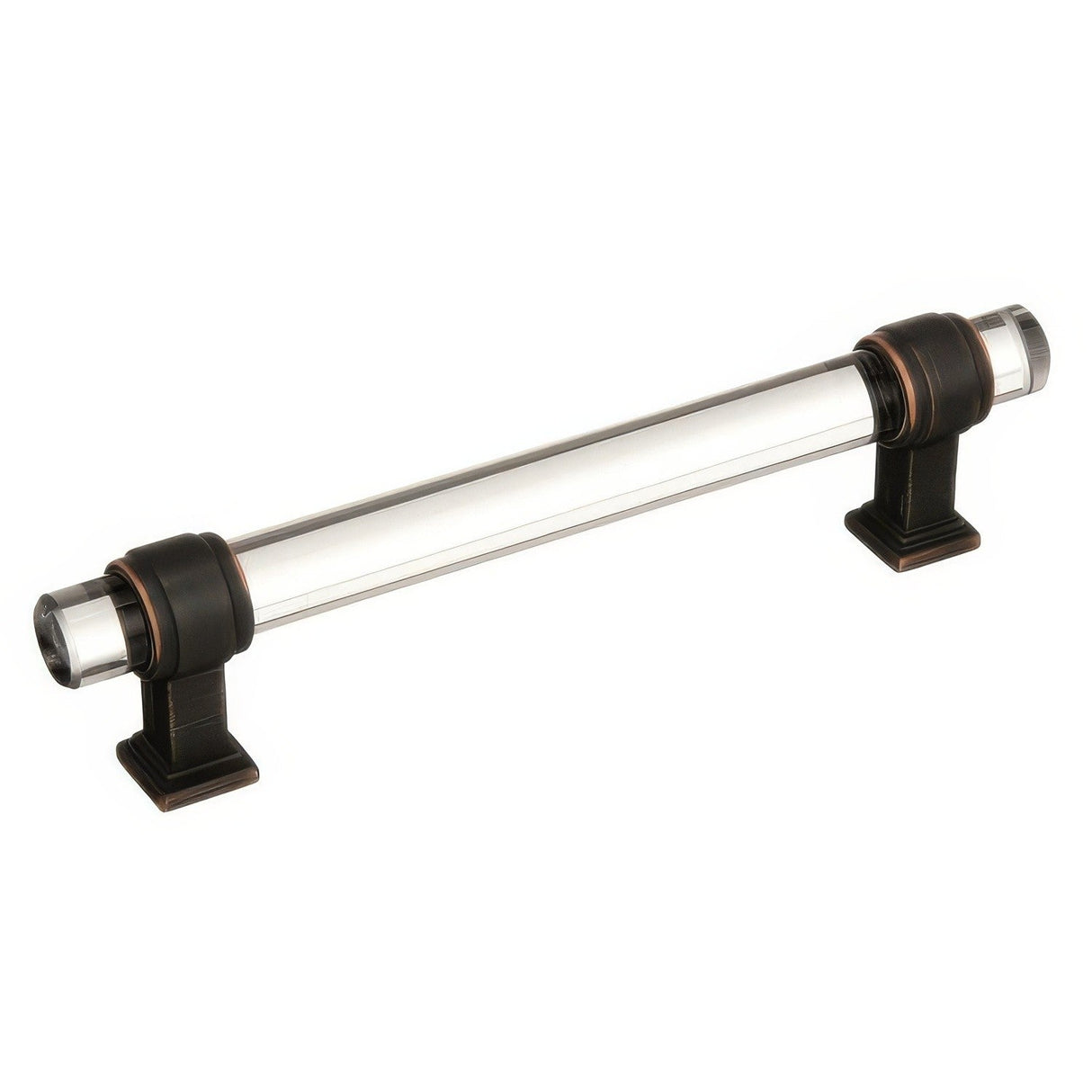 Amerock BP36655CORB clear/oil rubbed bronze cabinet pull