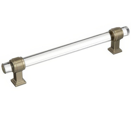 Amerock BP36656CBBZ clear/golden champagne cabinet pull