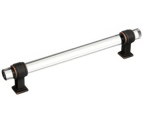Amerock BP36656CORB clear/oil rubbed bronze cabinet pull