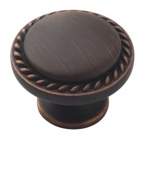 Amerock BP53001FB flat black cabinet knob