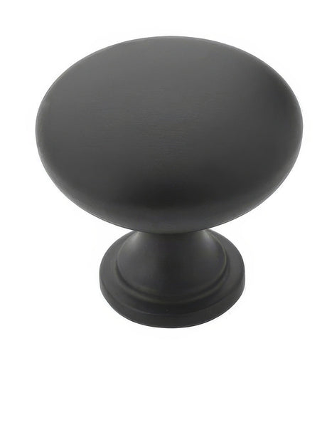 Amerock BP53005FB flat black cabinet knob