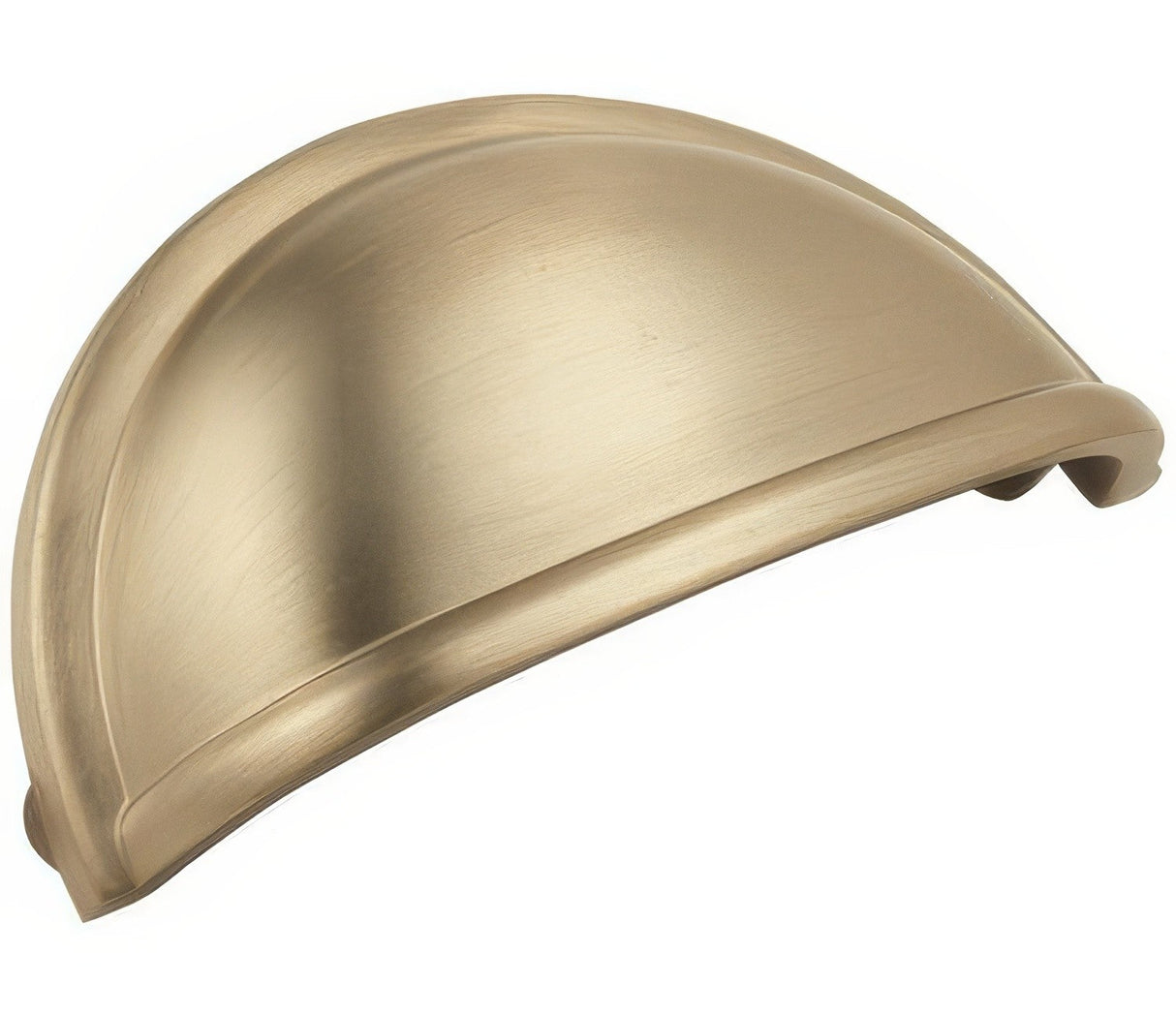 Amerock BP53010BBZ Cup Pull cup pull in satin stainless, additional view