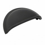 Amerock BP53010FB flat black cup pull