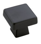 Amerock BP55271BBR Blackrock cabinet knob, front view