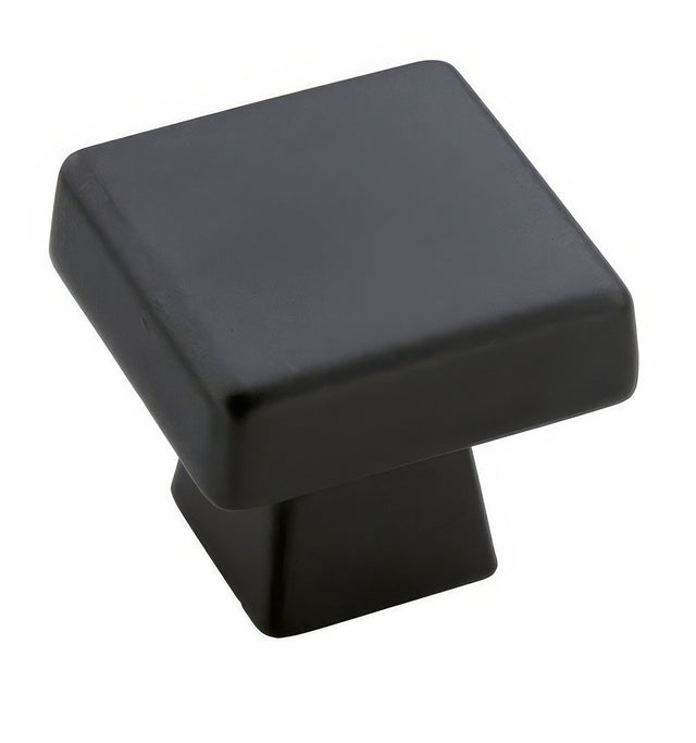 Amerock BP55271BBR Blackrock cabinet knob, front view