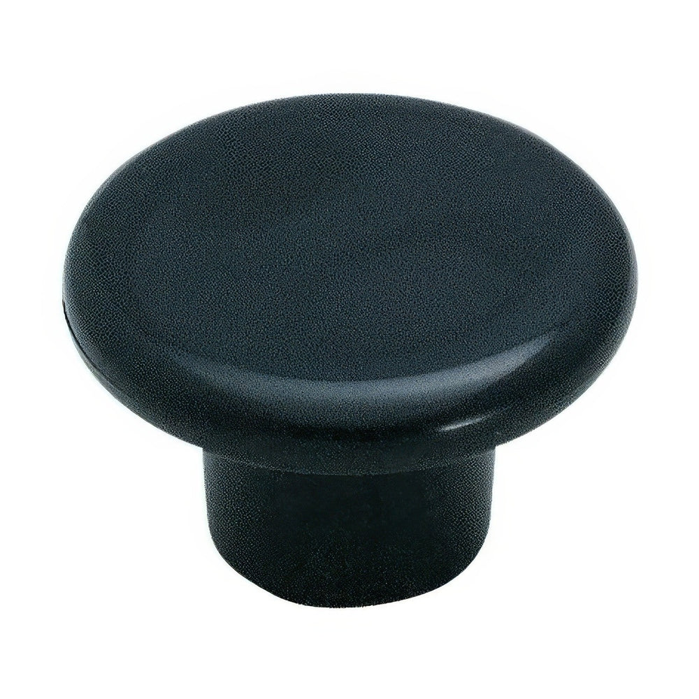 Amerock BP802PBK black cabinet knob