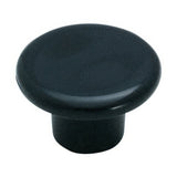 Amerock BP802PBK black cabinet knob
