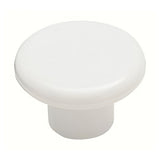 Amerock BP802PW white cabinet knob
