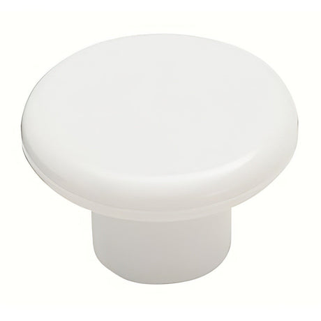 Amerock BP802PW white cabinet knob