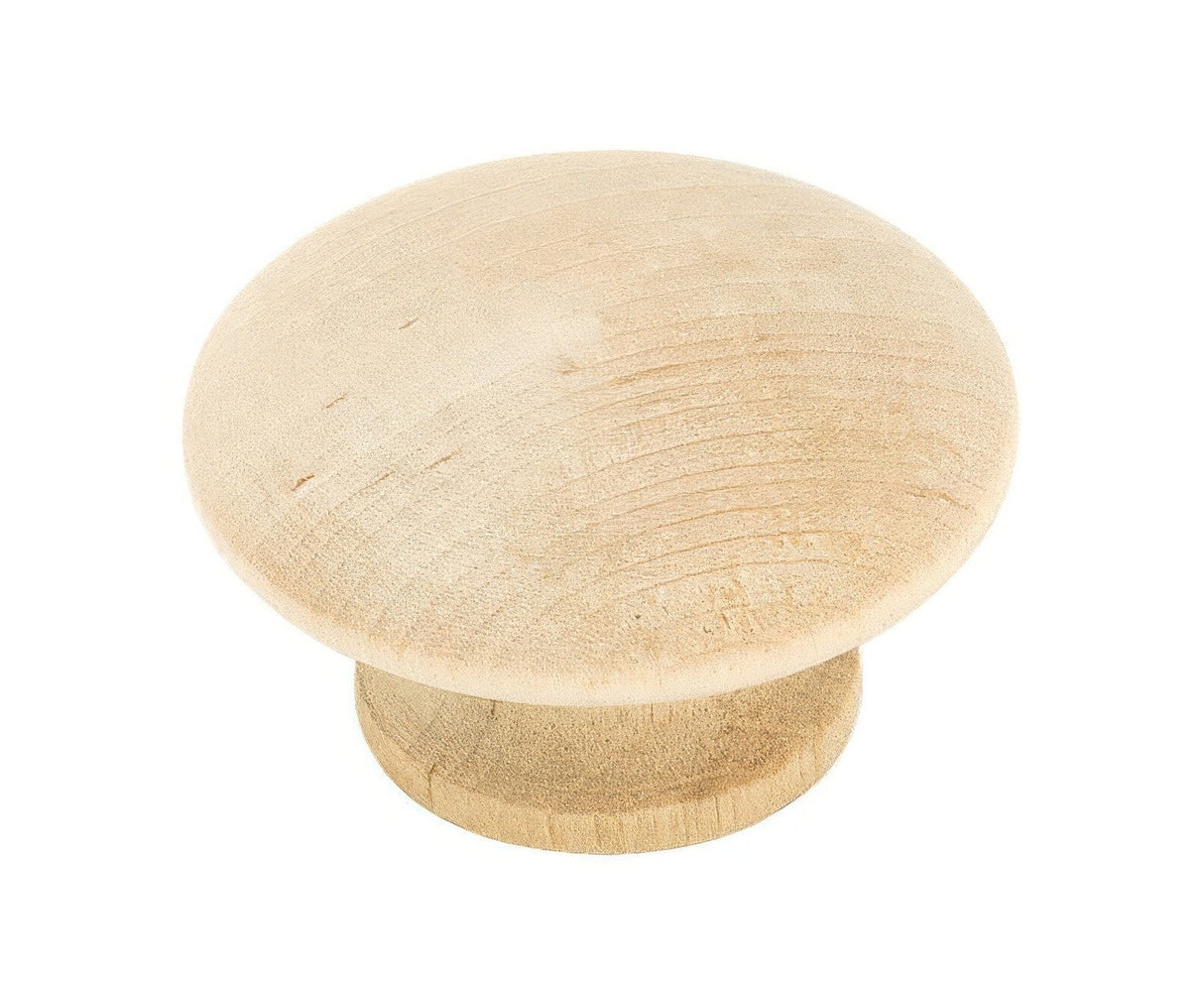 Amerock BP813WD Allison Value 1-1/2" Diameter Wooden Mushroom Cabinet Knobs