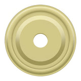 Deltana BPRC100U3 polished brass backplate