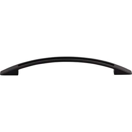 Top Knobs TK620BLK Tango Cut Out 6 5/16" Center to Center Bar Pull Flat Black