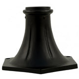 Dabmar Lighting BS300-B black surface mounted base