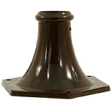 Dabmar Lighting BS300-BZ bronze surface mounted base