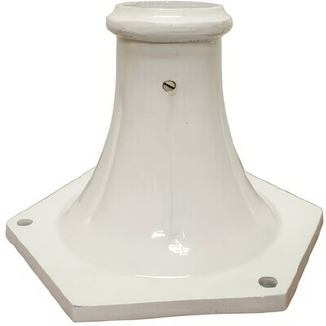 Dabmar Lighting BS300-W surface mounted base in satin stainless, additional view