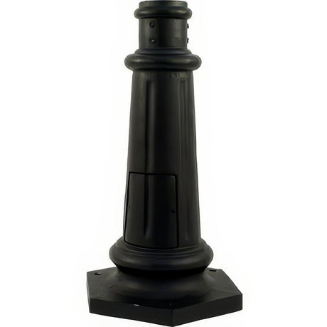 Dabmar Lighting BS350-B black surface mounted base