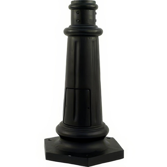 Dabmar Lighting BS350-B black surface mounted base