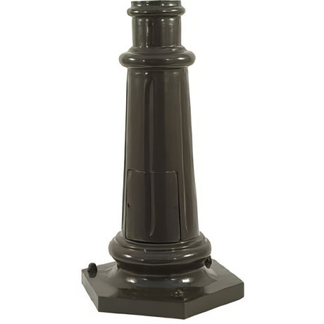 Dabmar Lighting BS350-BZ surface mounted base in satin stainless, additional view