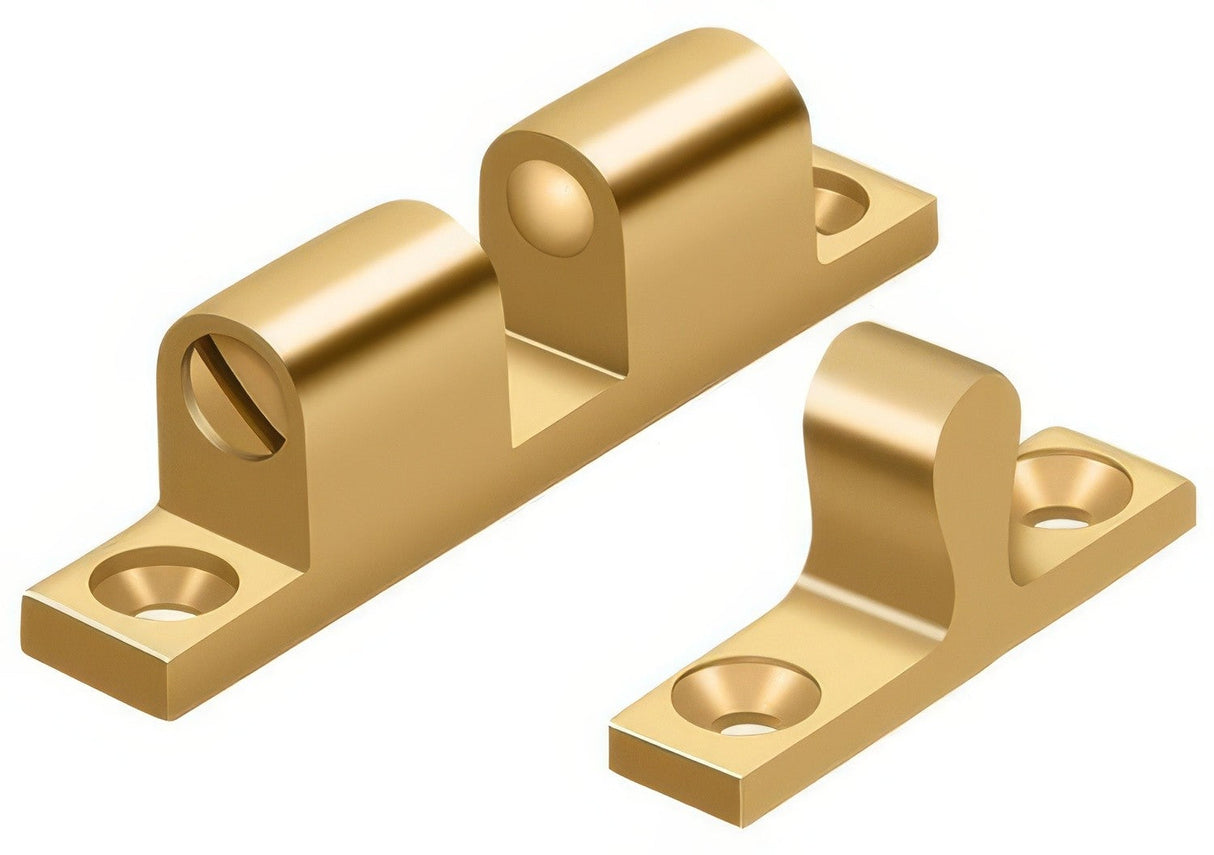 Deltana BTC10CR003 lifetime polished brass ball tension catch