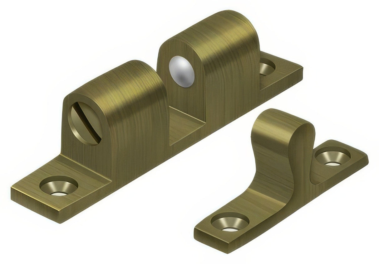Deltana BTC20U5 antique brass ball tension catch