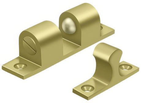 Deltana BTC30U3 polished brass ball tension catch