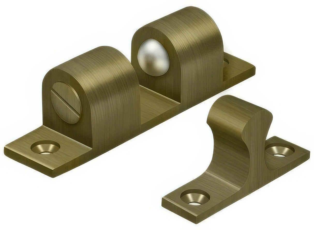 Deltana BTC30U5 antique brass ball tension catch