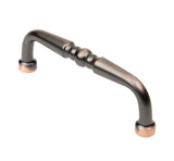 Builders Choice 03866-OBH 3" Centers Pull Oil Rubbed Bronze with Highlights