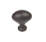Builders Choice 05127-OB 1-1/4" Oval Cabinet Knob Oil Rubbed Bronze