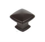 Builders Choice 05253-OB 1-1/4" Square Cabinet Knob Oil Rubbed Bronze