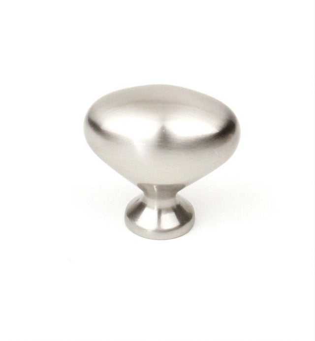 Builders Choice 06102-15 Oval CabinetKnob Satin Nickel