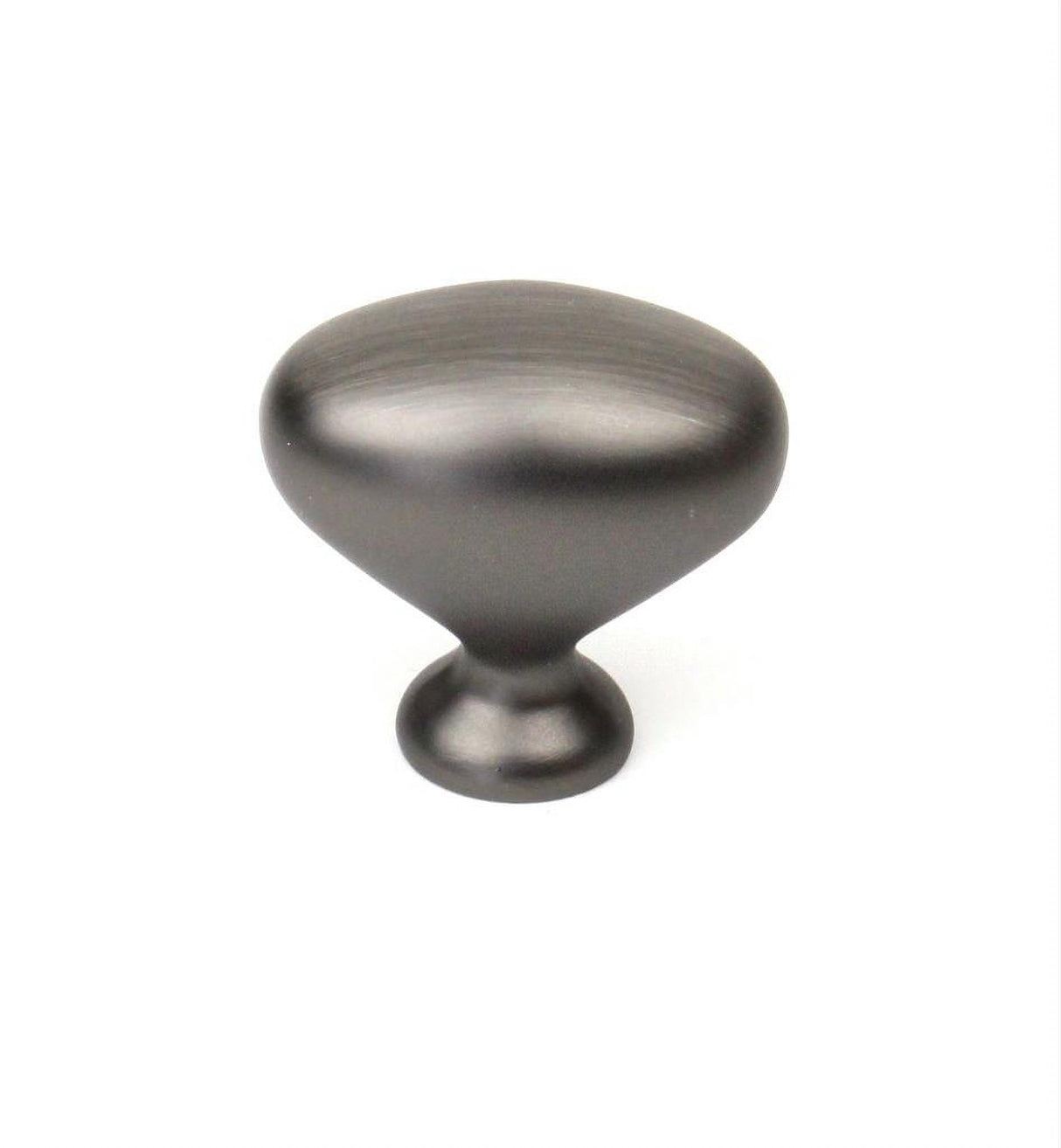 Builders Choice 06102-APH Oval CabinetKnob Antique Pewter Hand Polished