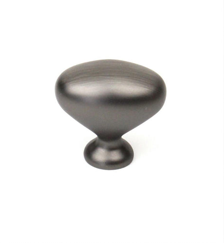 Builders Choice 06102-APH Oval CabinetKnob Antique Pewter Hand Polished