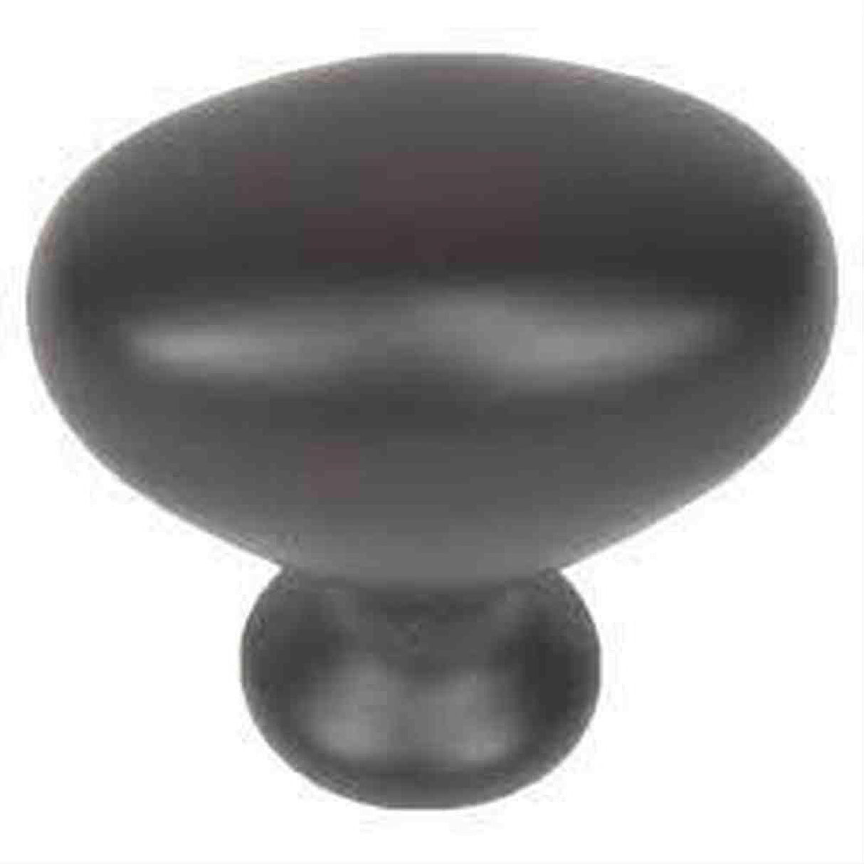 Builders Choice 06102-OB Oval CabinetKnob Oil Rubbed Bronze