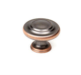 Builders Choice 07015-OBH 1-1/4" Cabinet Knob Oil Rubbed Bronze with Highlights