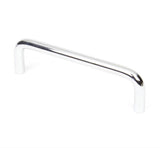 Builders Choice 07302-26 4" Centers Cabinet D-Pull Polished Chrome