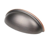 Builders Choice 03652-OBH oil rubbed bronze with highlights cup pull