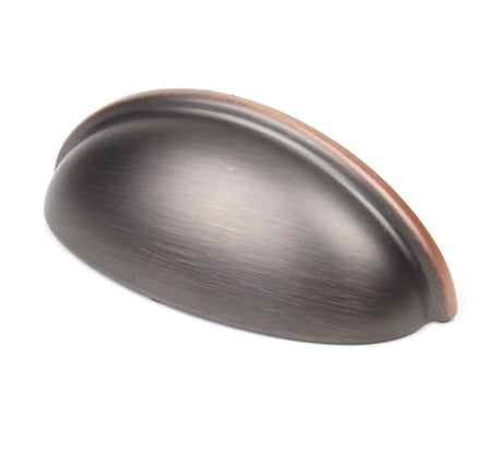Builders Choice 03652-OBH oil rubbed bronze with highlights cup pull