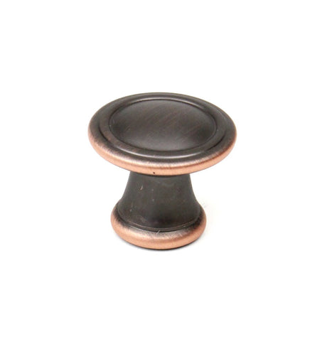 Builders Choice 05110-OBH oil rubbed bronze with highlights cabinet knob