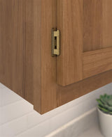 Amerock BPR7550BB Decorative Hinges Burnished Brass Hinge lifestyle view 1