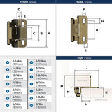 Amerock BPR7550BB Hinge technical drawing and dimensions