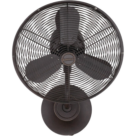 Craftmade BW116AG3-HW aged bronze textured wall fan blades included