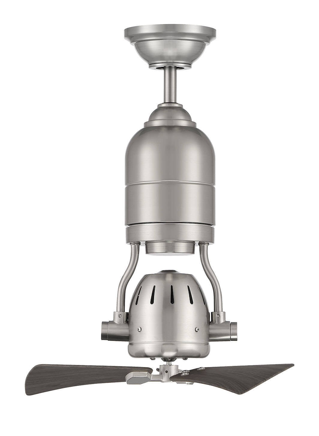 Craftmade BW318BNK3 BW318-3 18" Bellows Uno Ceiling Fan Brushed Polished Nickel