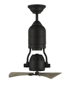 Craftmade BW318FB3 BW318-3 18" Bellows Uno Ceiling Fan Flat Black
