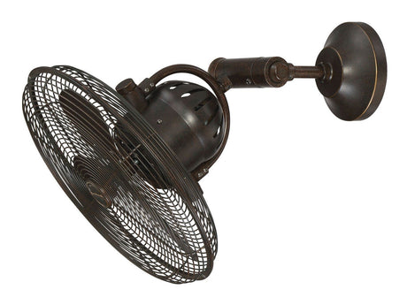 Craftmade BW414AG3 aged bronze textured wall fan blades included