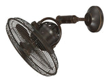 Craftmade BW414AG3 aged bronze textured wall fan blades included