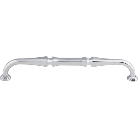 Top Knobs TK343PC Chalet 7" Center to Center Bar Pull Polished Chrome