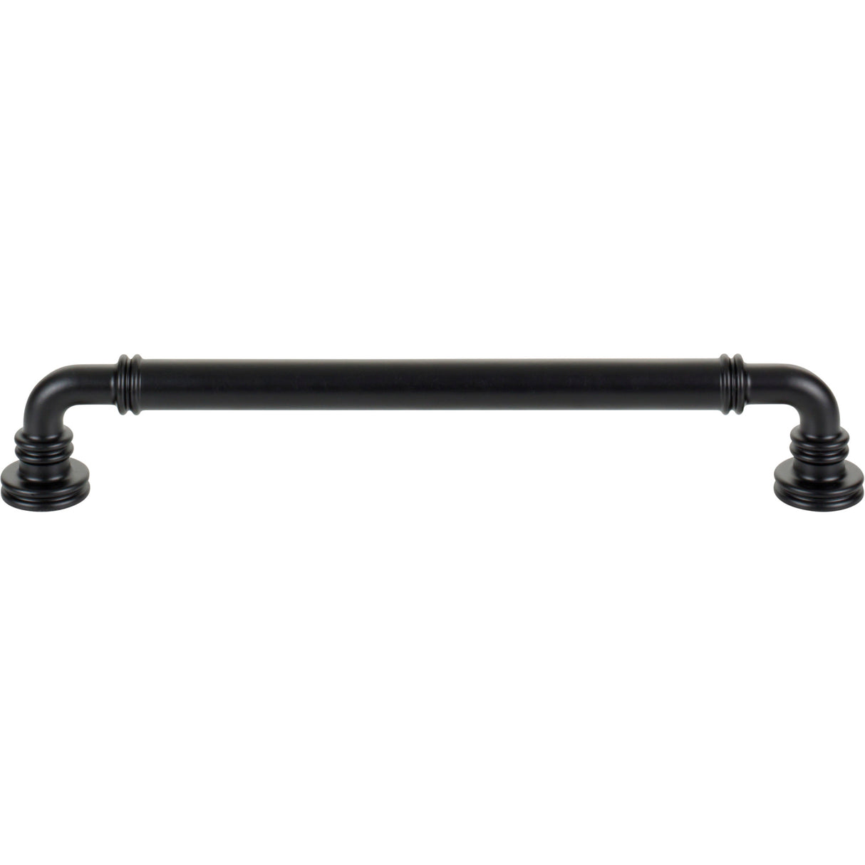 Top Knobs TK3144BLK Cranford 7 9/16" Center to Center Bar Pull Flat Black