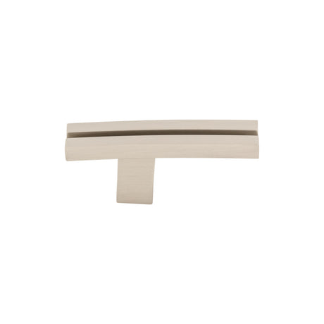 Top Knobs TK82BSN Inset Rail 2 5/8" Length Geometric Knob Brushed Satin Nickel